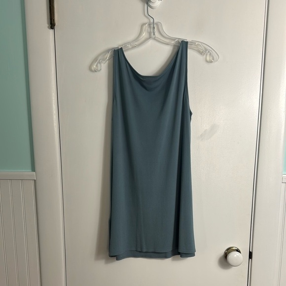 Eileen Fisher Slate Blue 100% Silk Tank Top Size Small - Picture 4 of 10